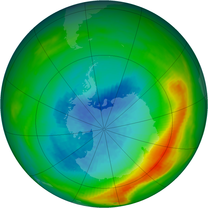 Ozone Map 1981-09-25